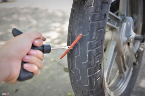 Quick patching tire