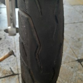 Worn out tire