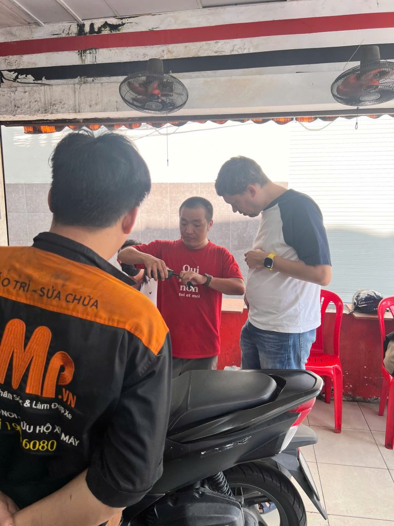 Motorbike bike inspection