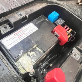 Replace battery - broken battery